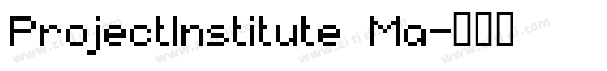 ProjectInstitute Ma字体转换